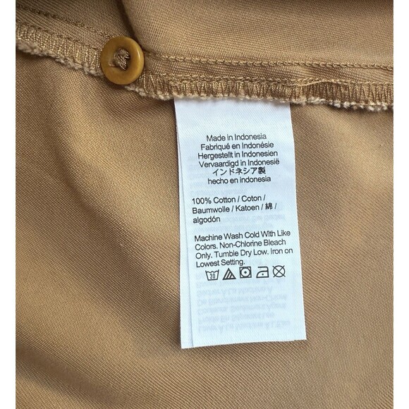 MADEWELL Women's Darted Button Up Fallen Timber Shirt NN943 BLOUSE sz 0 - Picture 7 of 8